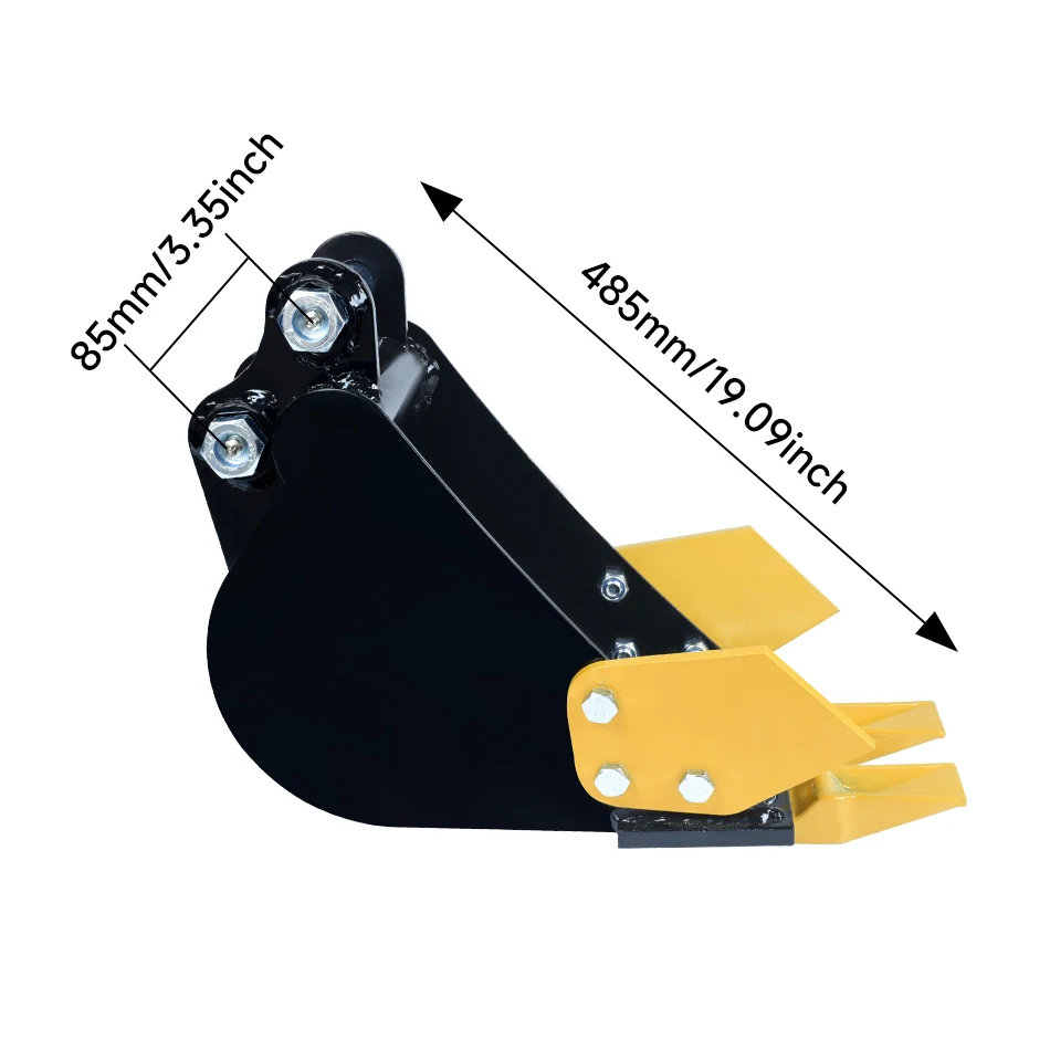 Excavator Accessories, Mini Excavator Attachment 200mm Bucket Small Excavator Attachment 200mm Bucket