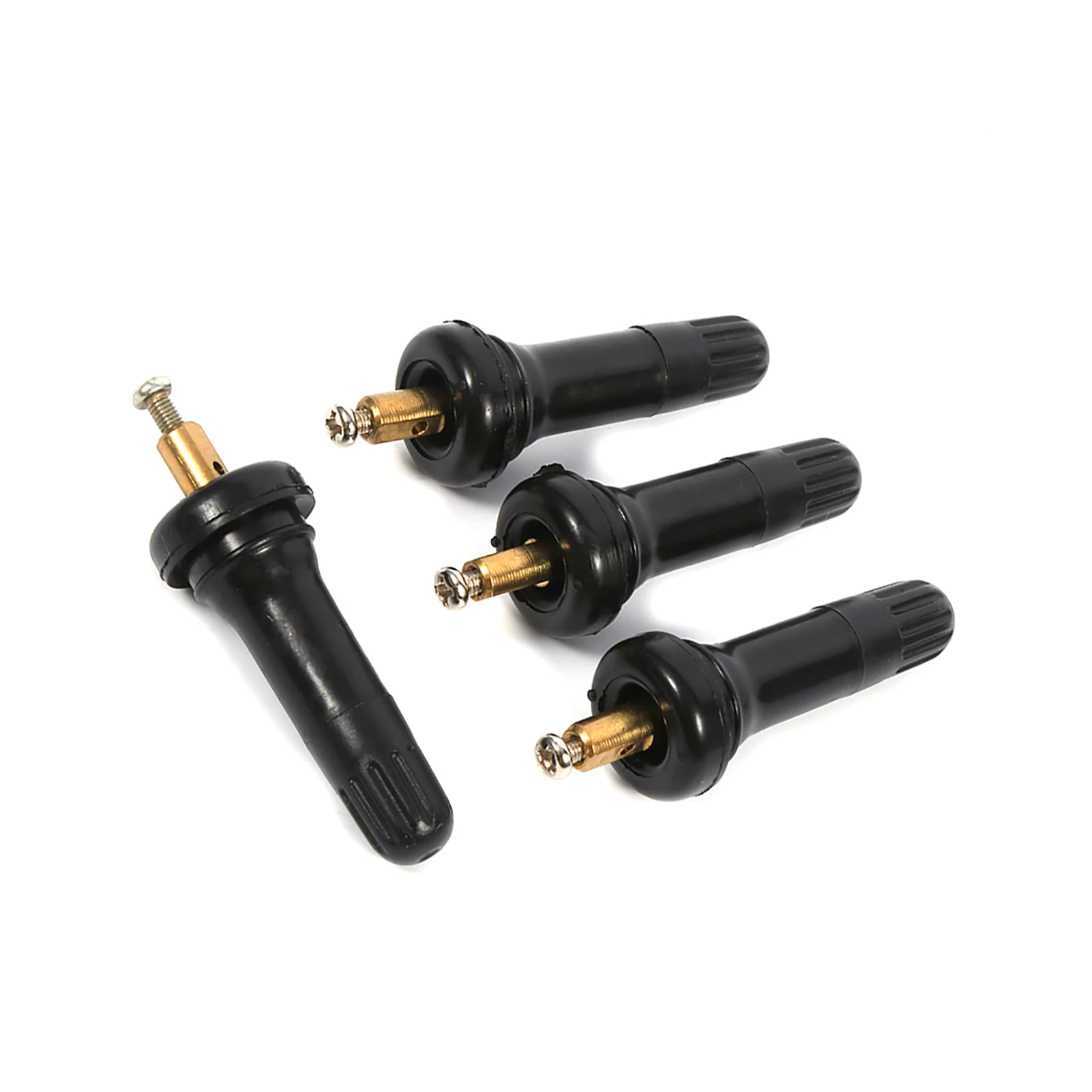 4Pcs TPMS Tire Pressure Monitoring System Anti explosion Snap In Tire Valve Stems Snap In Tire Valve Stems