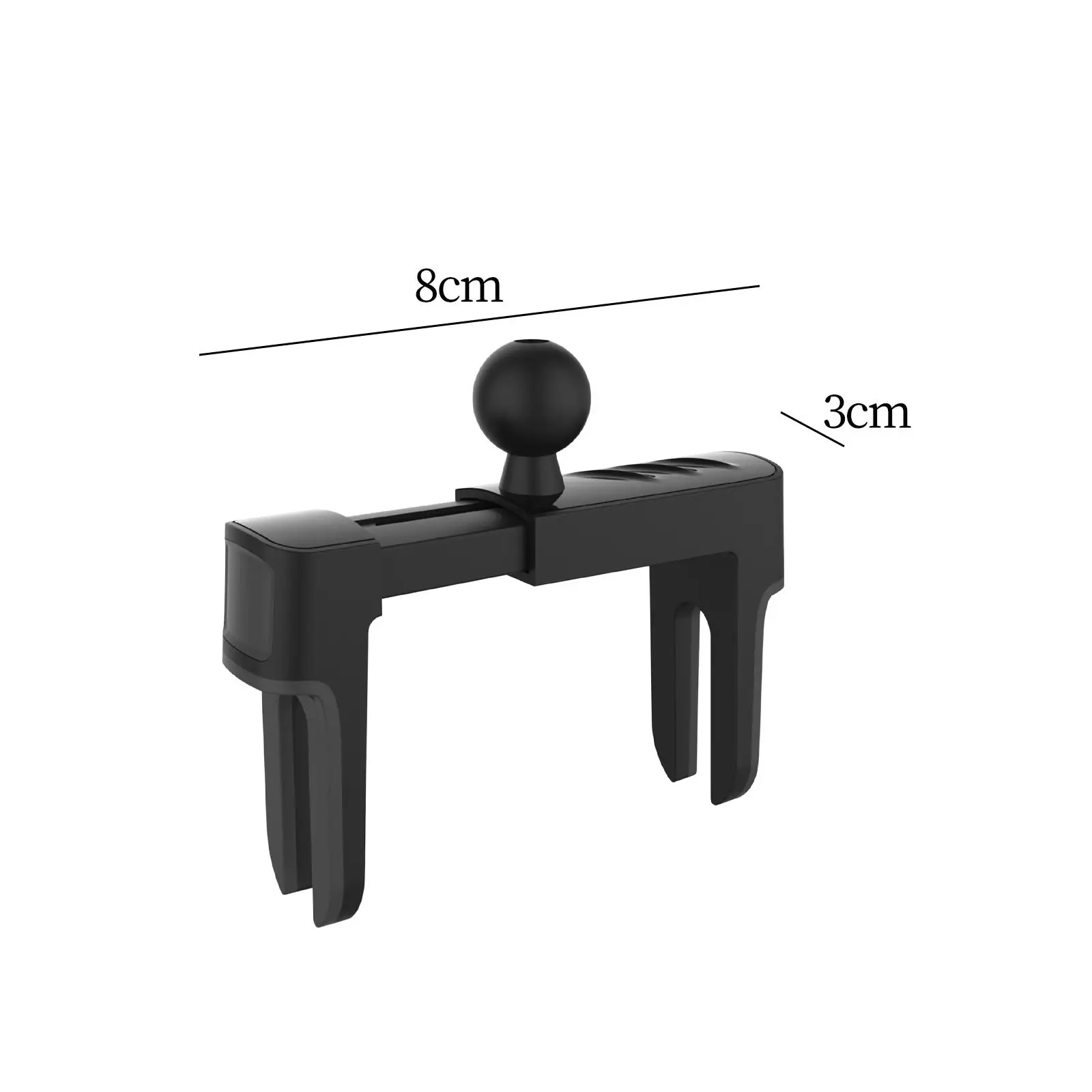 

Automotive Air Vent Mount Phone Holder Black PP Material Universal Mobile Stand for Car Dashboard and Truck Fitting
