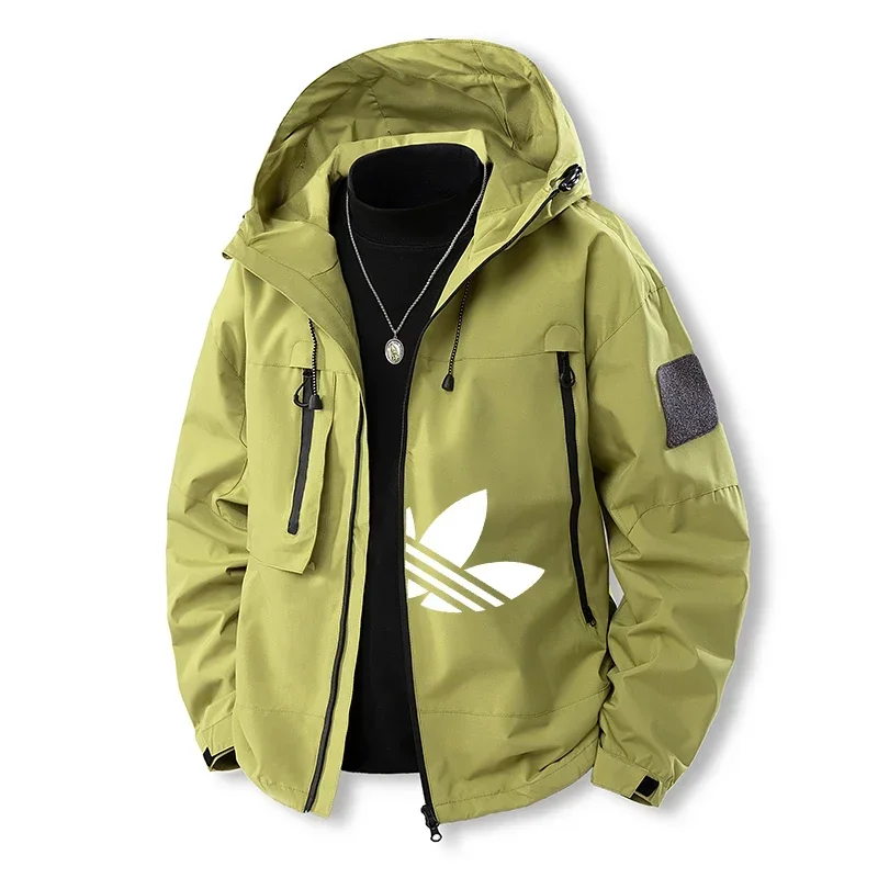 2025 Spring Hiking Camping Jacket Windbreaker Mens Off-Road Motorcycle Clothing Mountain Bike Jacket Waterproof Cycling Jacket