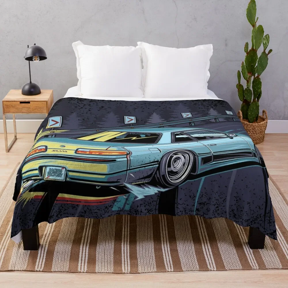 

Silvia s13 touge drift Throw Blanket Sofa Throw Travel Hair Custom Blankets