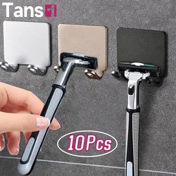 Tansi Bathroom Space Aluminum Razor Holder Storage Hook Wall Men Shaving Shaver Shelf Punch Razor Rack Accessories Organization