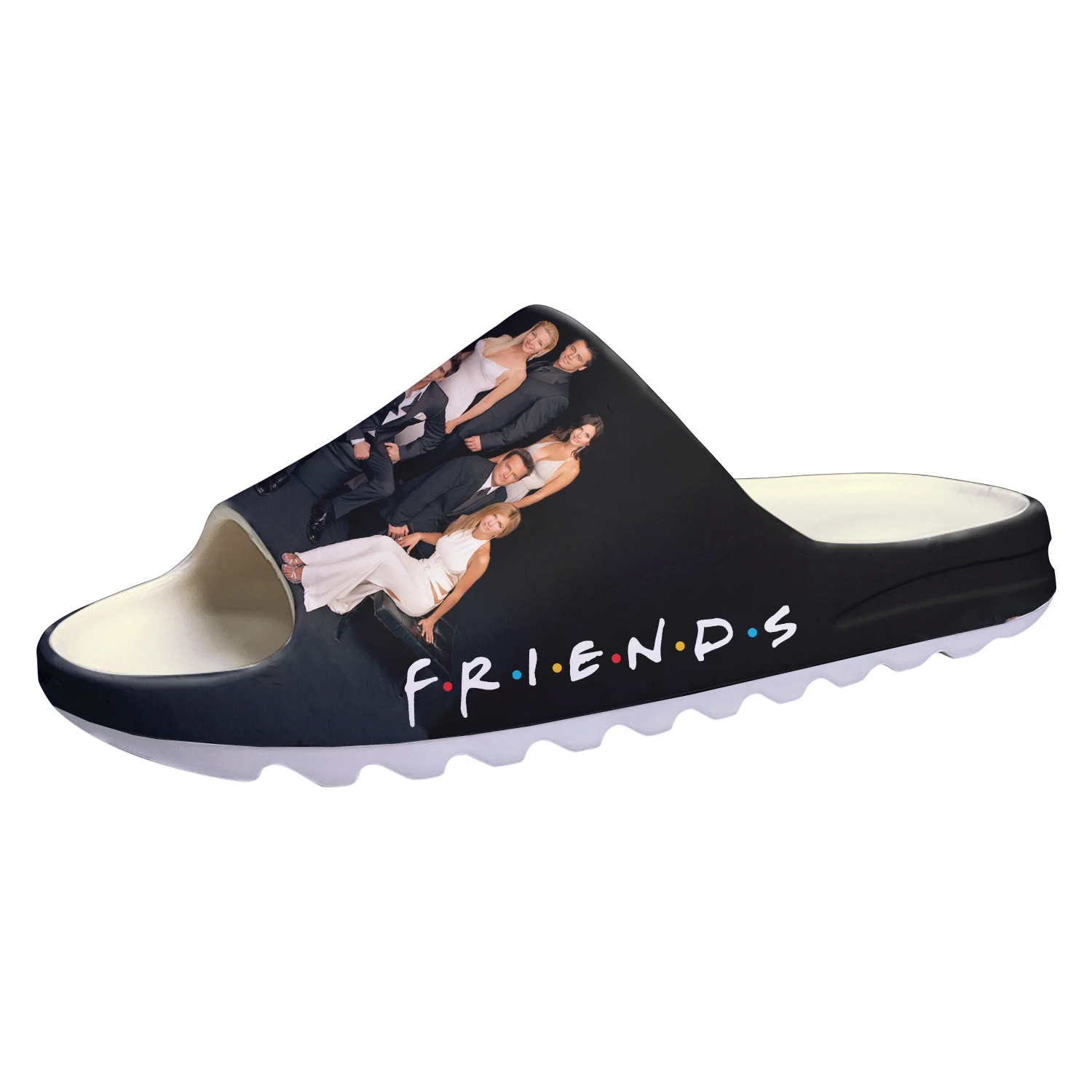 Friends TV Show Central Perk Coffee Soft Sole Sllipers Home Clogs Customized Step On Water Shoes Mens Womens Teenager Sandals