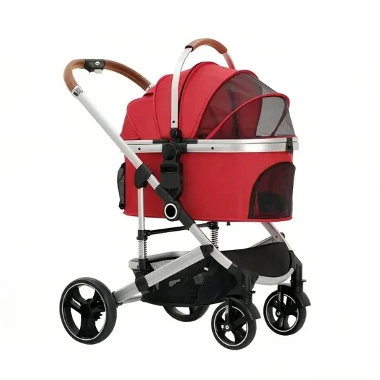 

New styleQuickly Foldable 3-in-1 Aluminum Cat and Dog Carrier for Travel