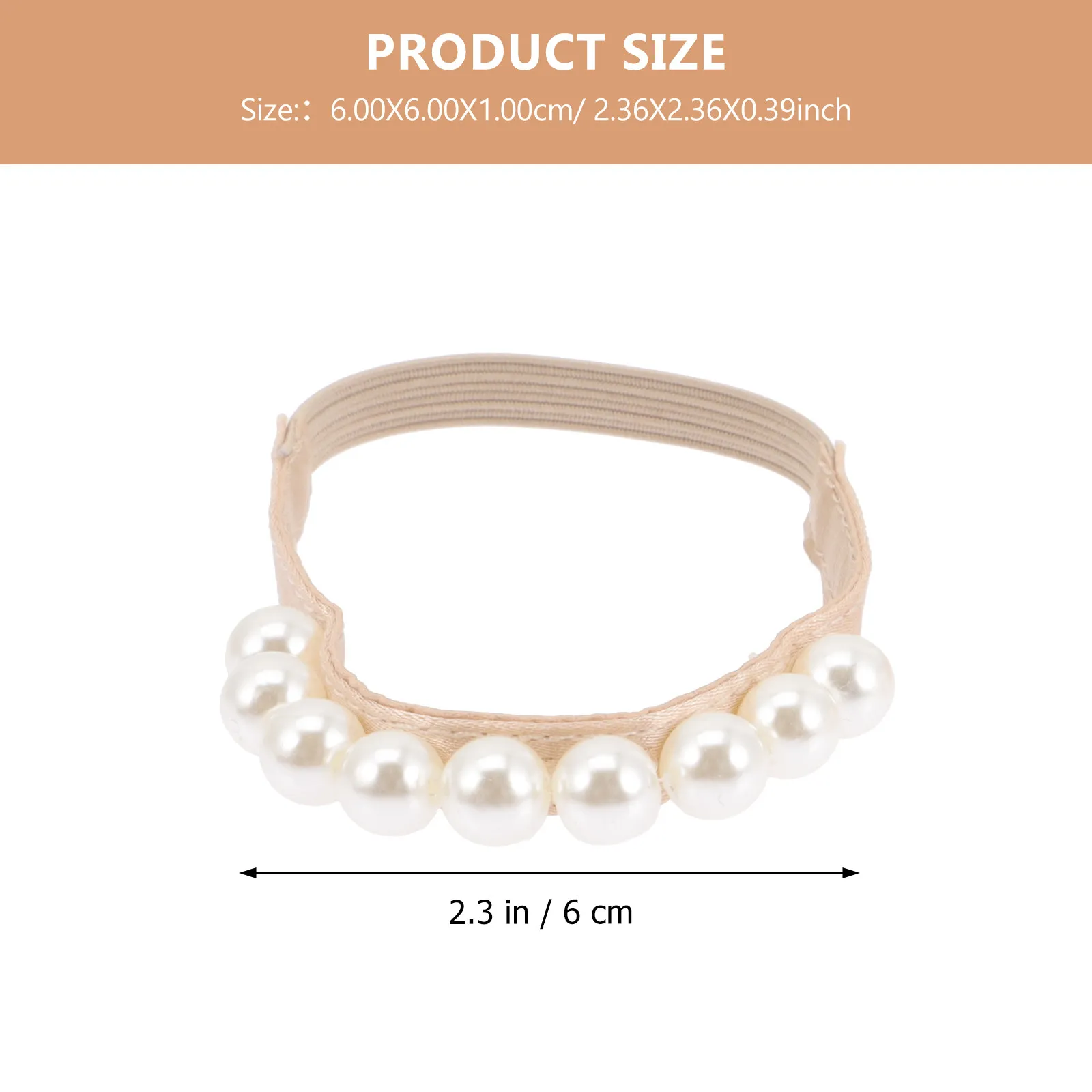 2Pairs Anti-Drop Shoe Laces Elastic Detachable Pearl Shoe Straps High Heel Ankle Straps for Holding Loose Shoes Comfortable
