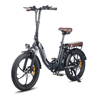 Fafrees F20 Pro Folding Electric Bicycle 250W 36V 18Ah  Mountain Bike Outdoor 20*3.0 Fat Tire Electric Bike Adult Electric Bike