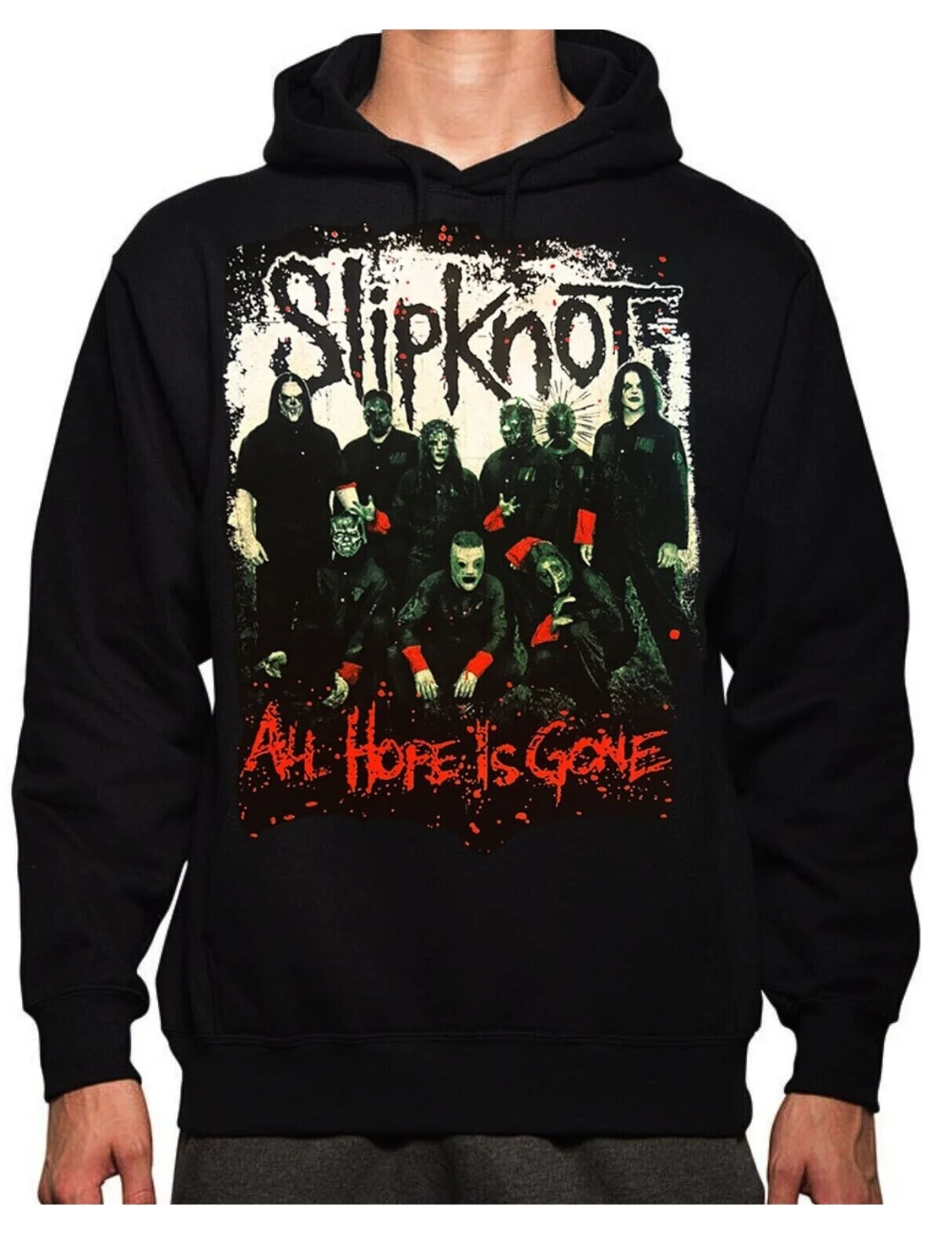 بلوفر رجالي بقلنسوة من مزيج القطن الناعم مستوحى من عقدة الانزلاق كاجوال بطباعة هندسية مع جيب الكنغر يمكن غسلها بشكل مثالي