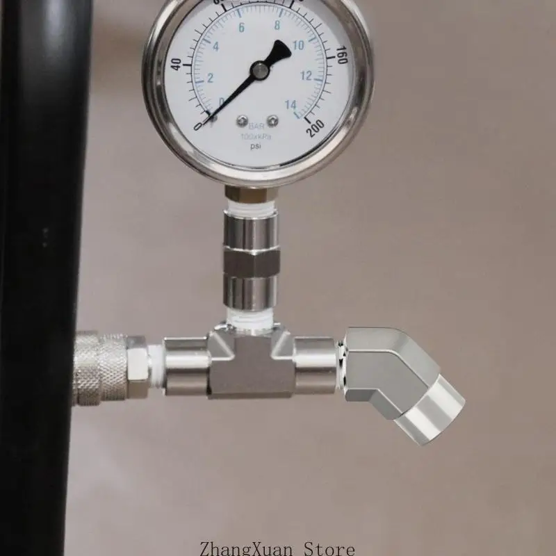 1/8 Edelstahl-Winkelverschraubung 45 Grad für Installation und Reparatur 3XUF – Detail 9