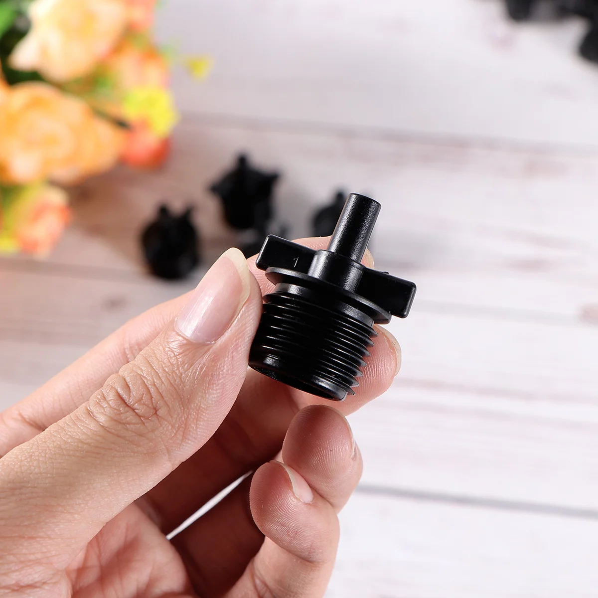 

20 PC Atomizing Nozzle Hose Garden Sprinkler Micro Drip The Cross Water Control