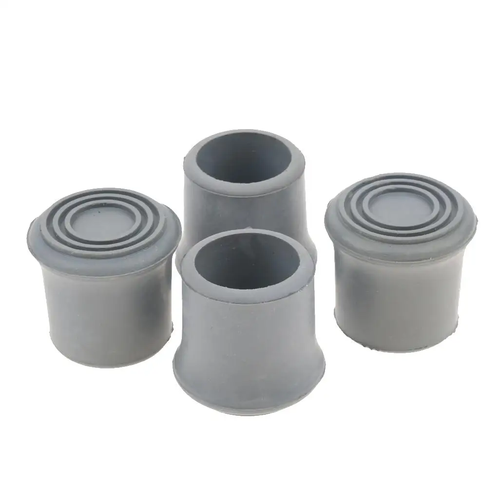 Walking Stick Handles for Making Durable Rubber Cap Non Slip Trekking Pole End Pad for Hiking Rod Crutch Stool Chair