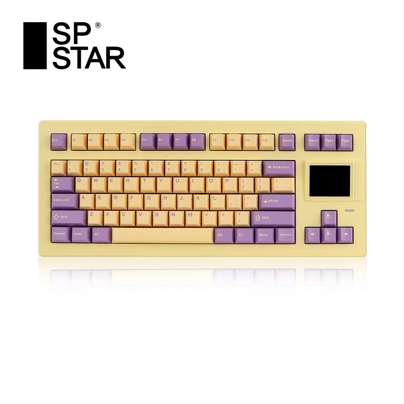 Imagem -04 - Pro Teclado Mecânico para Jogos D82pro Smart Screen Modo 8000mah sem Fio Rgb Junta Hot-swap pc Gamer Sp-star-d82