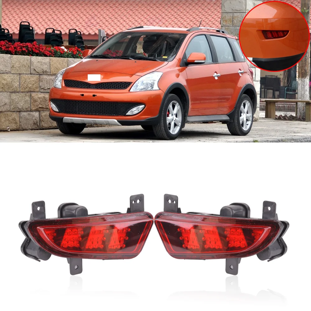 Kamshing For Great Wall Florid CROSS 2008 2009 2010 2011 Rear Bumper Fog Light Reflector Stop light Rear Foglamp Brake Lamp