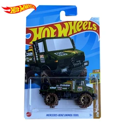 Hot Wheels-Metal Diecast Car Brinquedos para Meninos, 1:64, Mercedes-Benz, Unimog 1300L, modelo do veículo, coleção, presente de aniversário, original