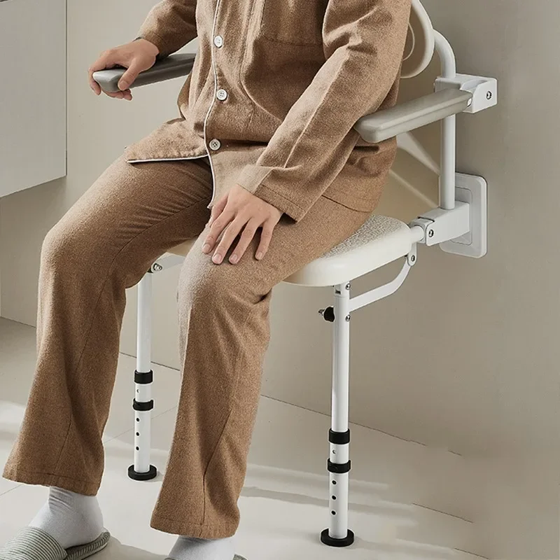 Kursi Mandi Tua Kursi Lipat Ergonomis Tahan Air Bangku Plastik Aksesori Kamar Mandi Assise De Douche Furnitur Kamar Mandi