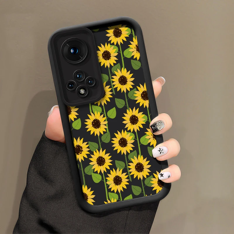 15 الترا عباد الشمس طباعة جراب هاتف ل Xiaomi 17 برو ماكس 15T برو 11 لايت 5G NE 11i 14T 13T 13 12 غطاء سيليكون مقاوم للصدمات