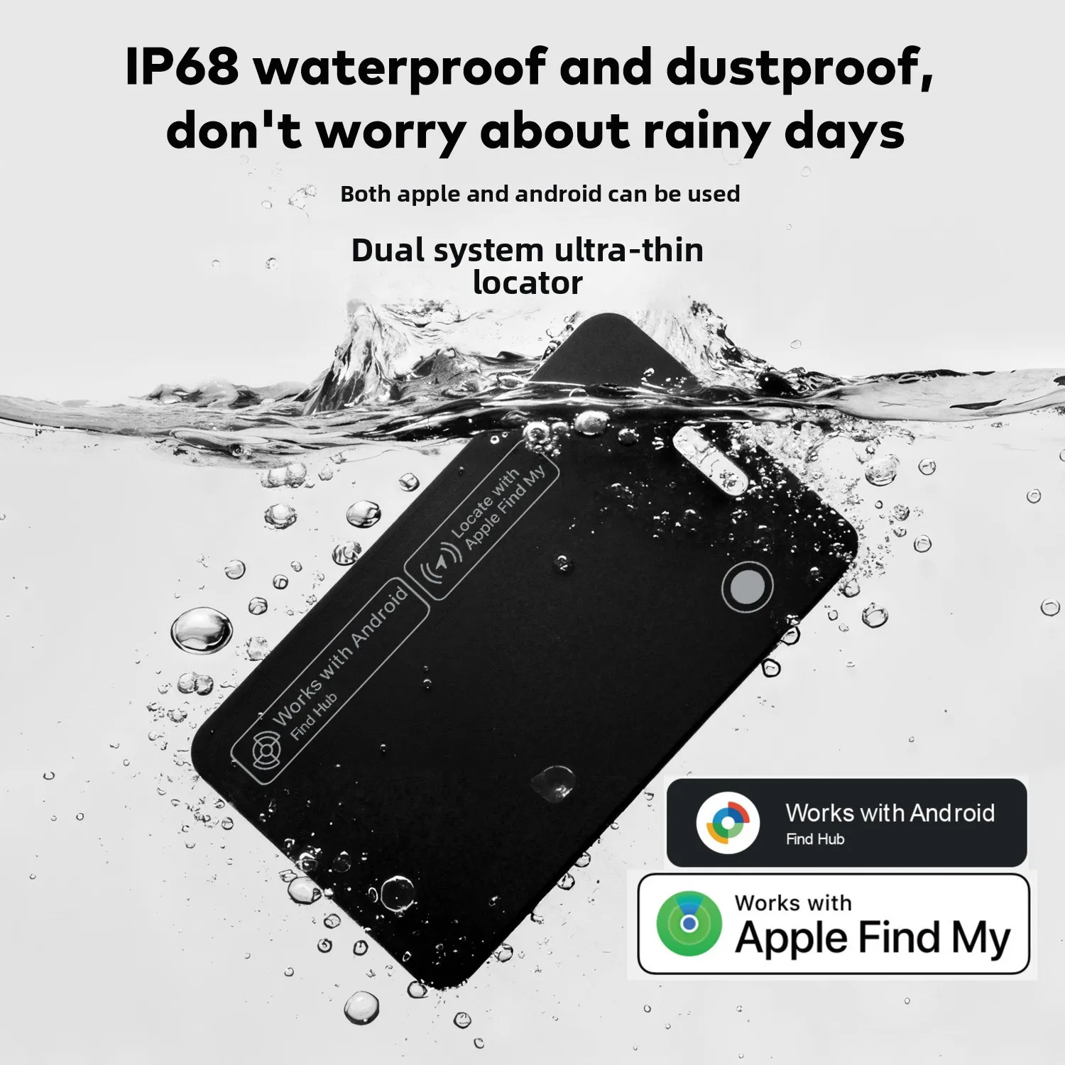 ICARD Google IOS ITAG Locator Global Positioning Finder Anti-Lost Tracker Dual System لنظام iOS وAndroid