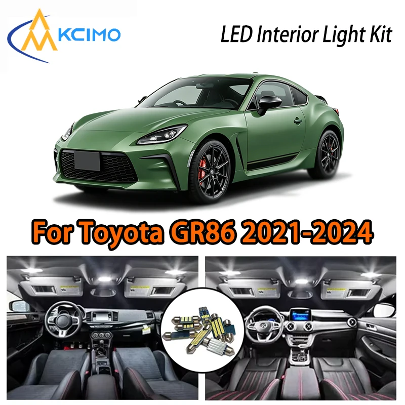 Two Colors LED Interior Kit For Toyota GR86 2021-2024, Super Bright Easy Install Atmosphere Ligh