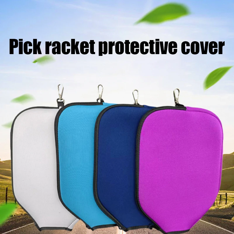 

Pickleball Racket Cover Supplies Protector With Handle Strap Storage Holder Racket Protection For Training Sports Practice Gift