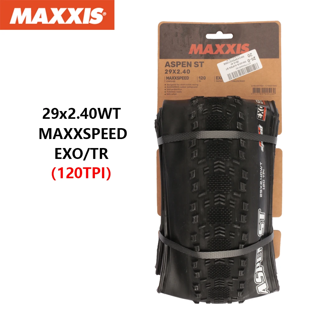MAXXIS ASPEN ST Fahrradreifen, zusammenklappbar, pannensicher, schlauchlos, Fahrradreifen 29 x 2,1 29 x 2,25 Mountain Original XC Offroad-Fahrradreifen – Detail 3