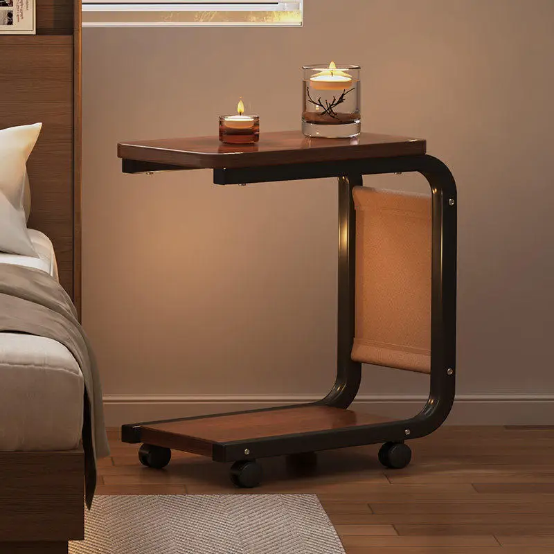 Bedside Cabinet, Small Rack, Household Light Luxury High-end Bedside Table Replacement