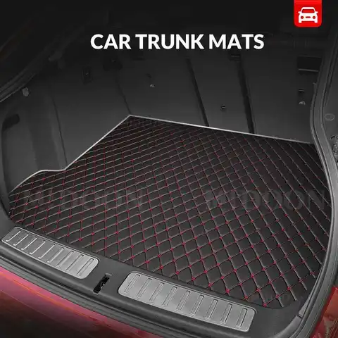 For Ssangyong Korando、ActYon、Rexton、Rexton W Custom Car Trunk Mat Protective Pad Cargo Liner Auto Interior Accessories 10 best sales rexton w - №2