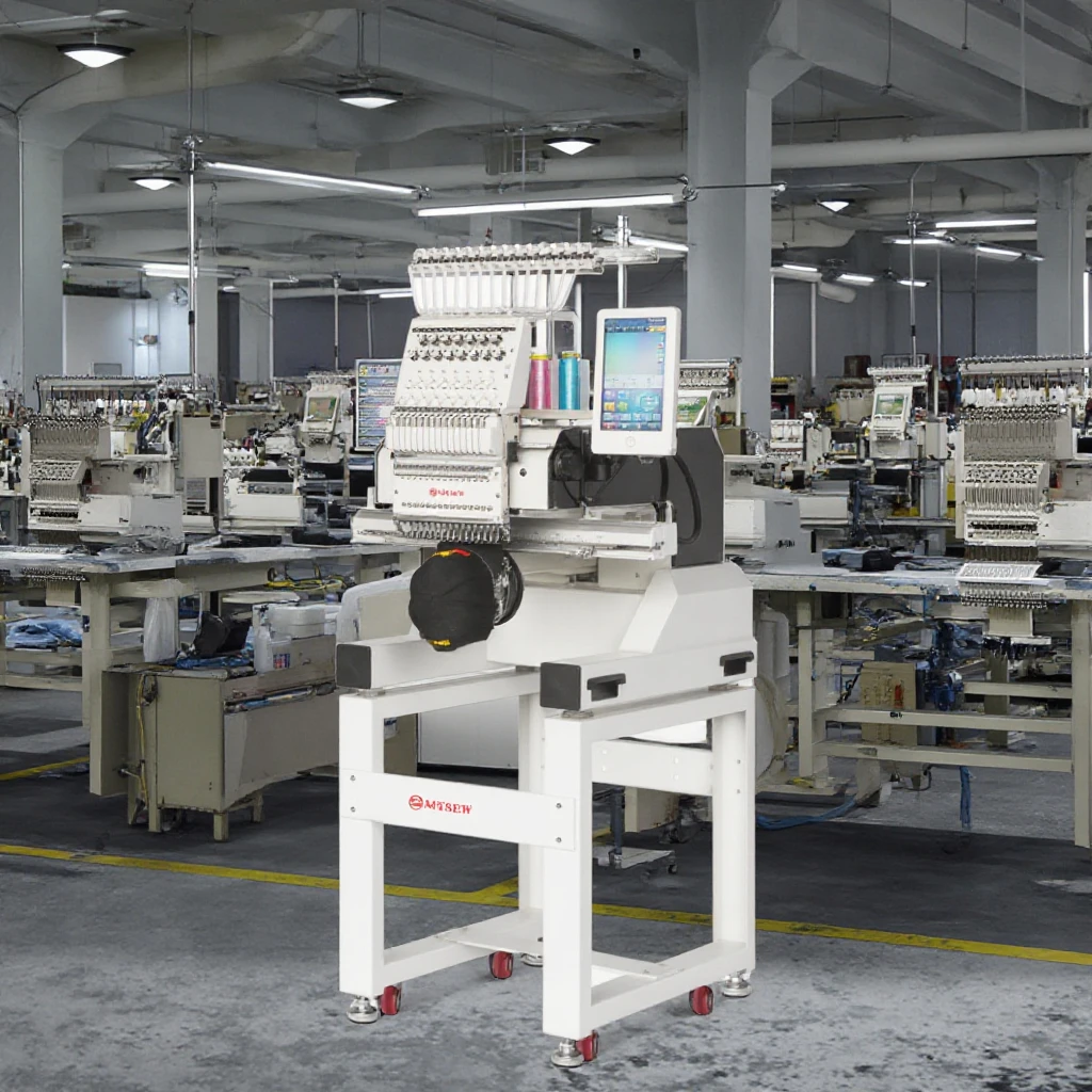MBC 1501 15 Needles Single Head Computerized Commercial Industrial Used Automatic Shoes Bags T-shirts Embroidery  Mac