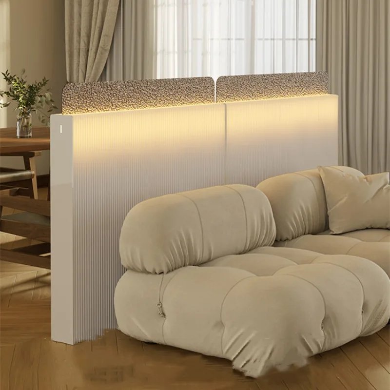 Paper partition, living room entrance door, glass entrance platform, extremely narrow 1.2 meters high and low screen, simple fen