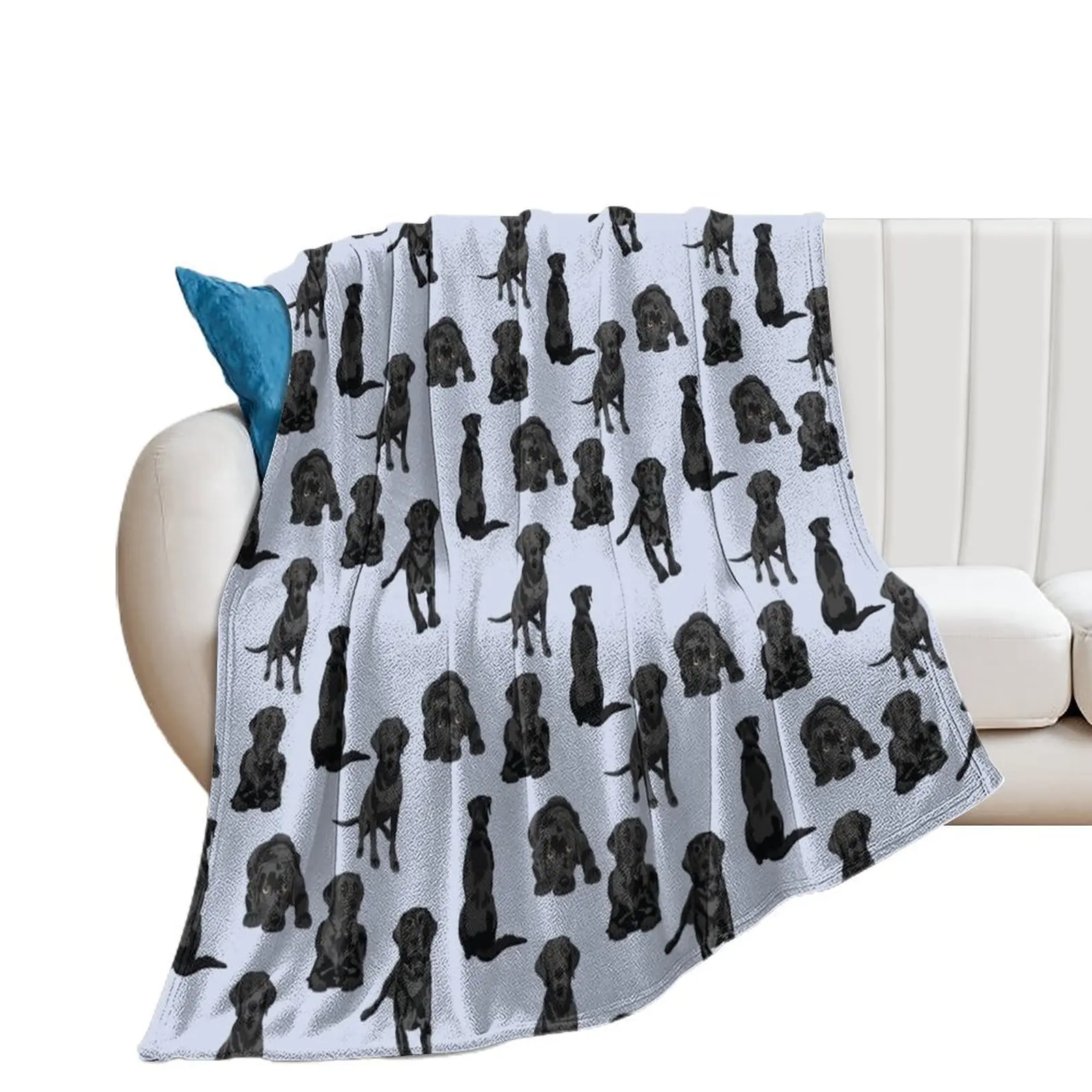 

Black Labrador Throw Blanket Cute heavy to sleep Kid'S Blankets