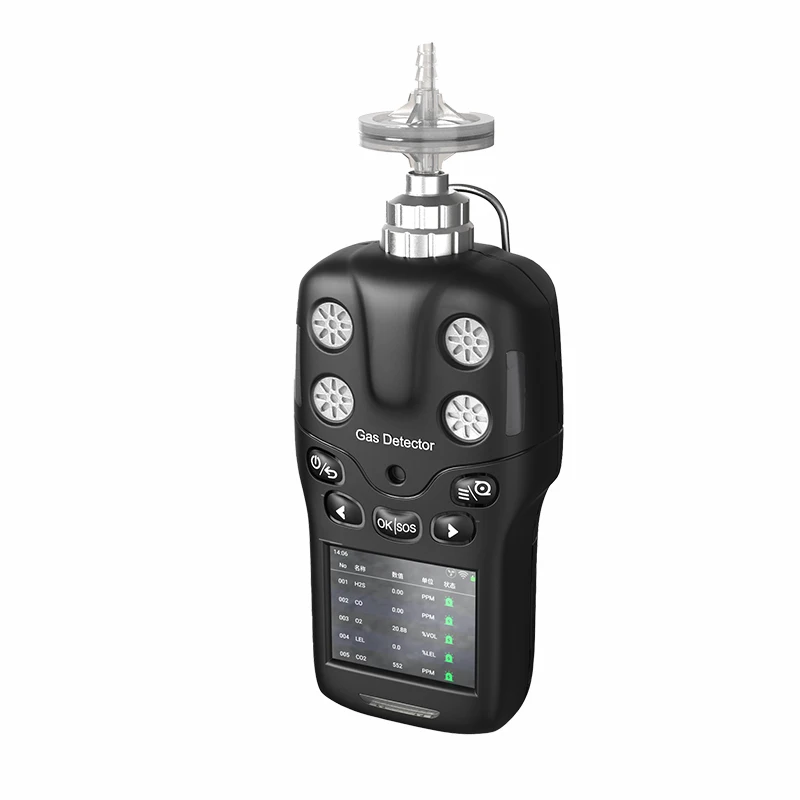 

Zetron MS400-S Durable Portable 4 In 1 Multi Gas Detector NO2/SO2/CO2/VOC Gas Leak Detector