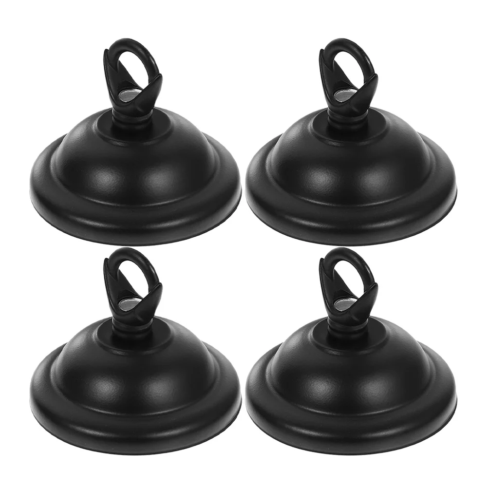 

4Pcs Pendant Light Ceiling Canopy Plates Classic Vintage Chandelier Cover Metal Light Fixture Mounting Bracket for Bars
