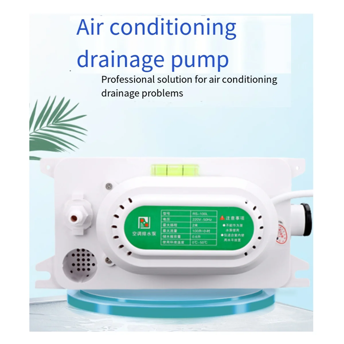

AA98 220 В насос для конденсата автоматический дренаж для удаления HVAC 100 л/ч для осушителя насос для удаления конденсата