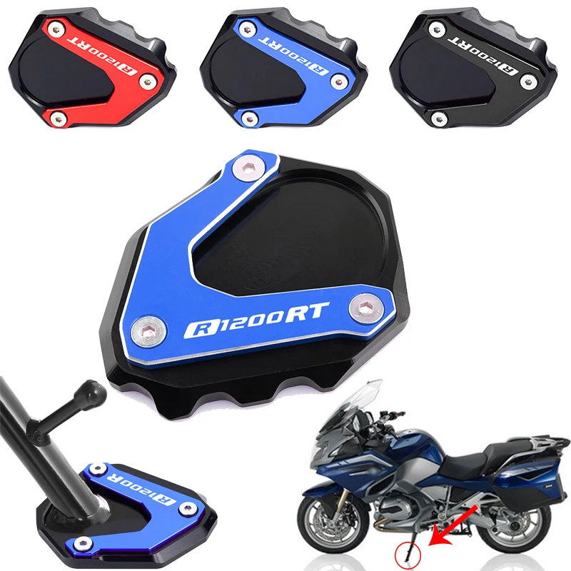 2026 explosions For BMW R1200RT R 1200 RT 2004- 2013 CNC Motorcycle Accessories Kickstand Foot Side Stand Extension Pad