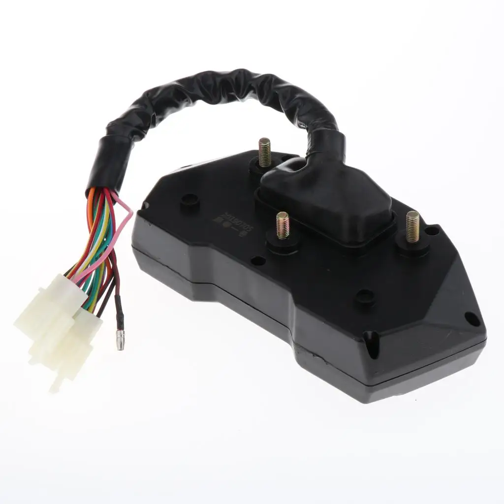 

Цифровой спидометр для мотоцикла, ЖК-дисплей, регулируемый тахометр, измеритель расхода топлива и температуры воды, прибор для измерения параметров автомобиля