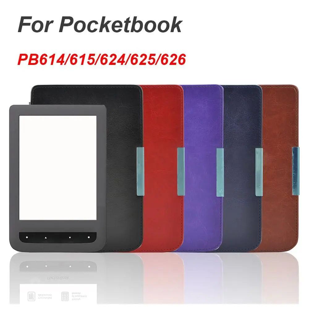 

Чехол для электронного чтения Auto Wake Sleep, противоударный чехол-книжка из искусственной кожи с защитой от царапин для карманника PB614/615/624/625/626