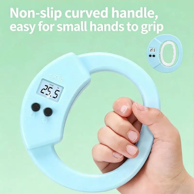 

Электронный ручной динамометр для детей, точные показания до 50 кг, идеально подходит для фитнеса и физического воспитания 69HD