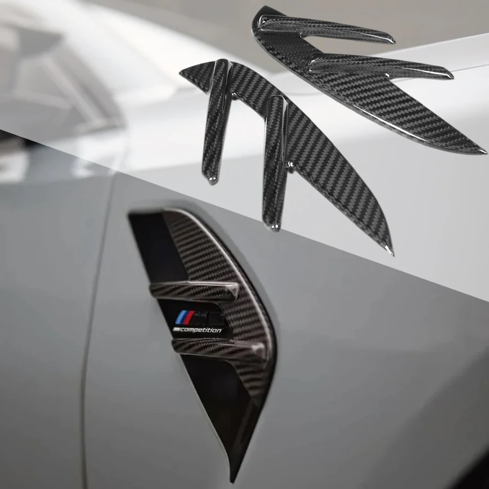 G80 Fender Trim, Prepreg Dry Carbon Fiber Fender Vent Trim for 2020 - 2026 BMW M3 M4 G8X M3 G81 Estate M4 G82 Coupe G83 Cabrio