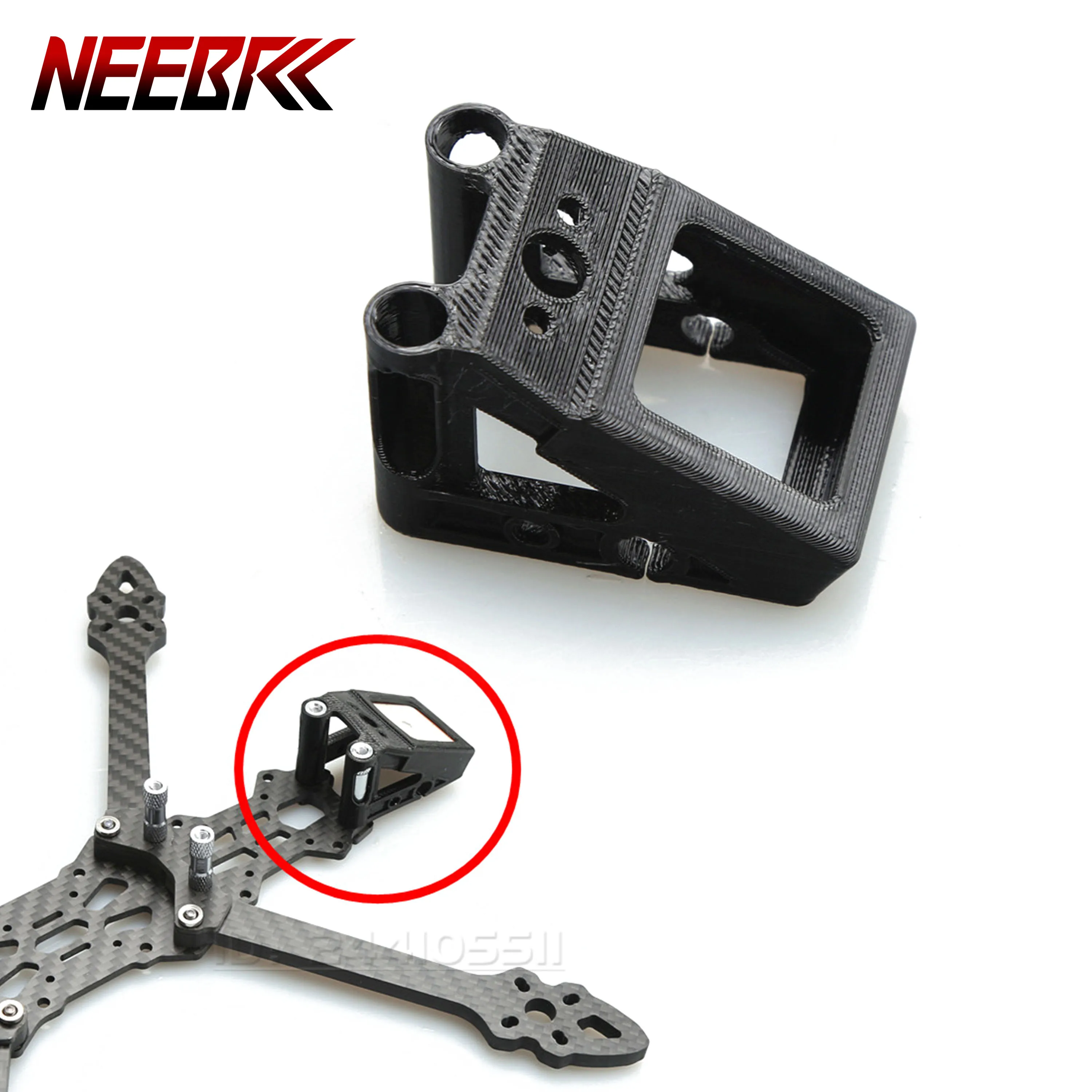

NEEBRC 25mm Antenna Print GPS Mount Base Holder for Mark4 5/6/7/8inch RC FPV Racing Drone Frame Quadcopter Four-axle Freestyle