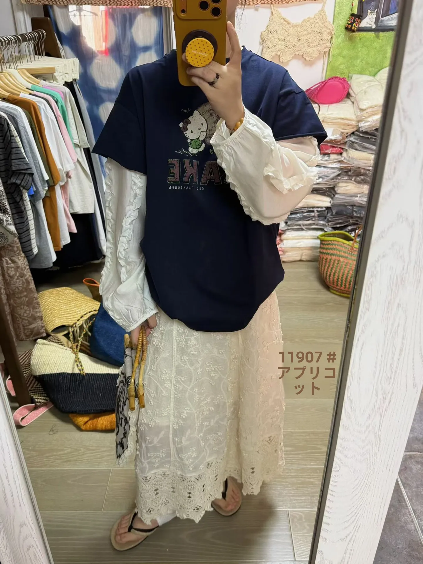 

Женская футболка больших размеров в ретро-стиле с мультяшным принтом котенка, имитация двухслойности, весна-лето, синяя, для полных женщин