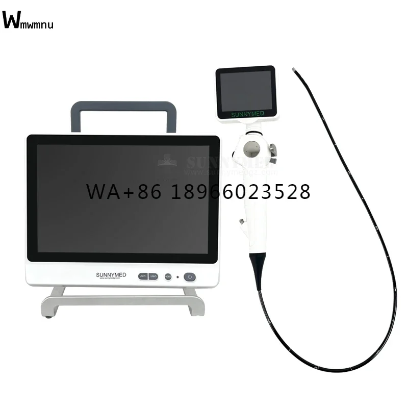 Portable 4.8Mm Outer Diameter Surgery Intubation Reusable flexible video endoscope ent endoscope with hd camera laryngoscope