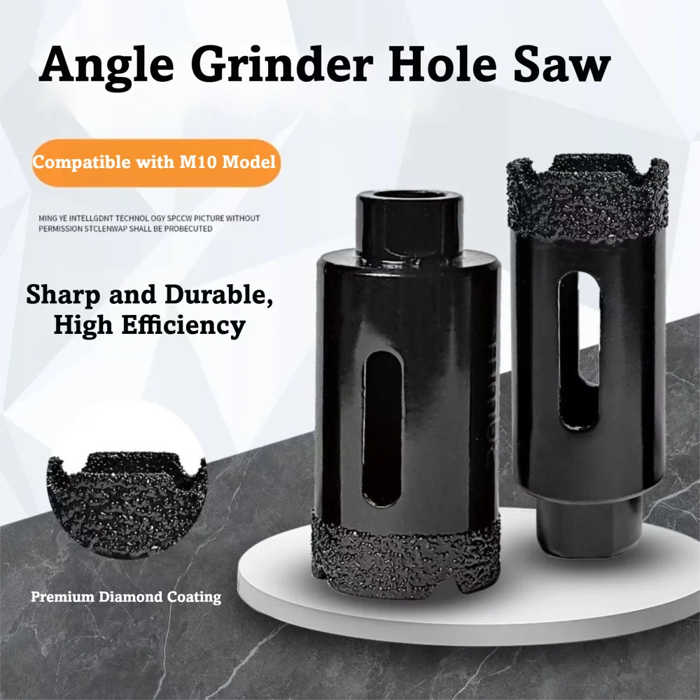 M10 Thread Core Drill Bit Multi-Size Dry Cutting Type Hole Saw Cutter 6/12/20/35mm Diameter Dry Drill Bit