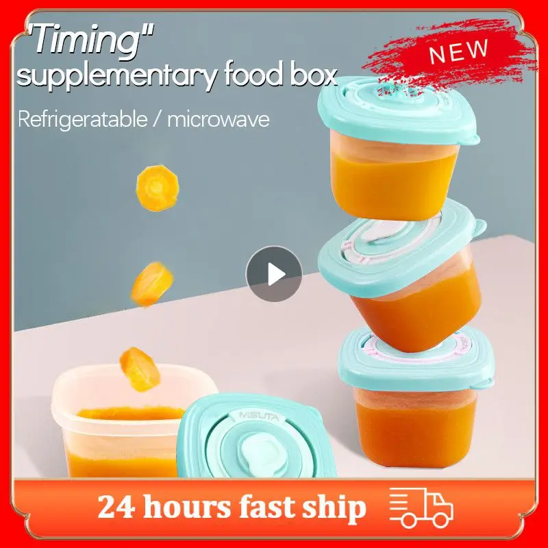 

Коробка для дополнительного питания для детей, маленькие и портативные герметичные домашние контейнеры для хранения детского питания, детская герметичная коробка для хранения свежести