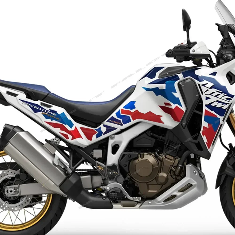 For Honda Africa Twin 1100 L CRF1100 Adventure Sports 2024 Motorcycle Tank Pad Protection 3D Gel Epoxy Resin Sticker image 2