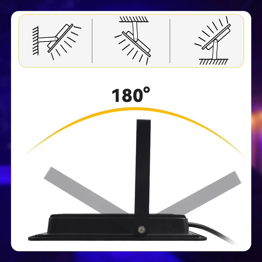RGB-schijnwerper Waterdicht IP66 Buiten Afstandsbediening Schijnwerper 220W/150W/100W/50W Spotlight AC 220V Dimbare Tuinverlichting