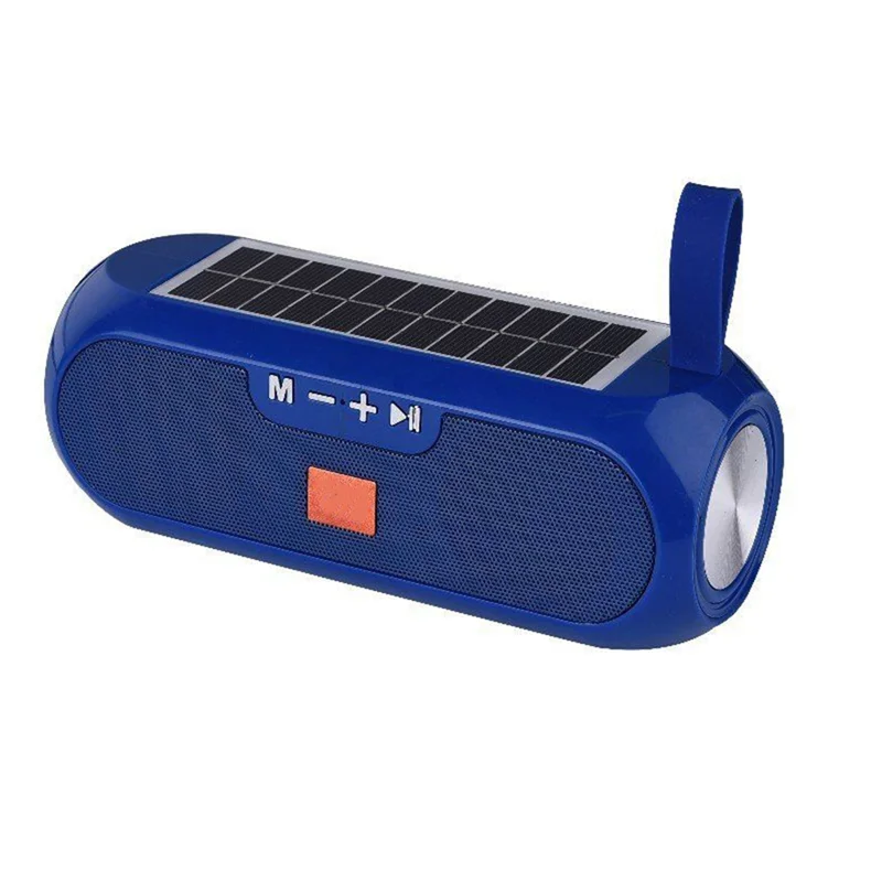 

ABSQ-MP3 Открытый беспроводной Bluetooth V4.2 Солнечная радио FM-динамик Звуковая коробка Музыкальный сабвуфер Бас Aux Hi-Fi Стерео