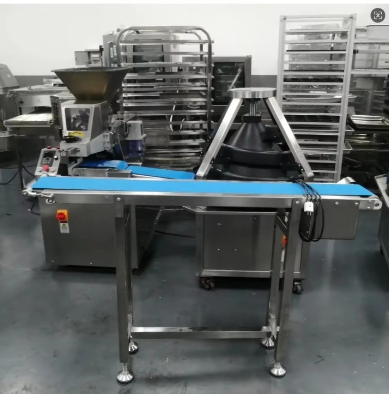 Food Factories Continuous Dough Rounding Machine 15 800g Adjustable Uniform Splitter for Bread and Nuts Custom