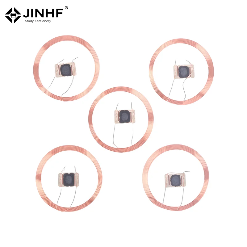 

5pcs 21.6mm 13.56MHZ UID IC Card ID Rewritable Changeable Chip Keyfob RFID Self-adhesive coil