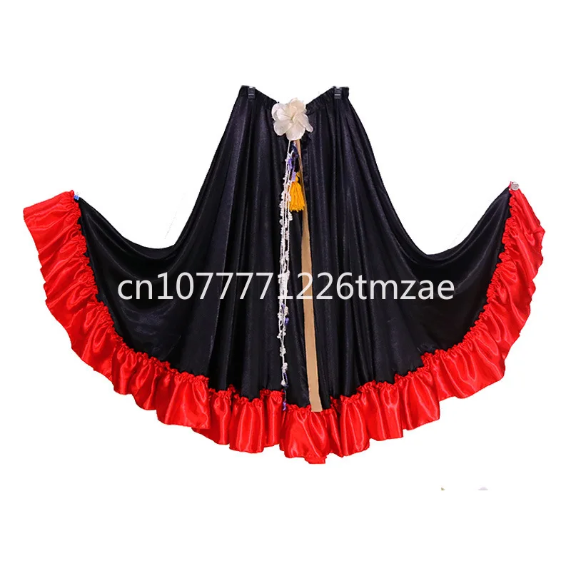 Belly Dance Costume French Snow Thick 720 Degrees Large Swing Skirt Flamenco Style FH16