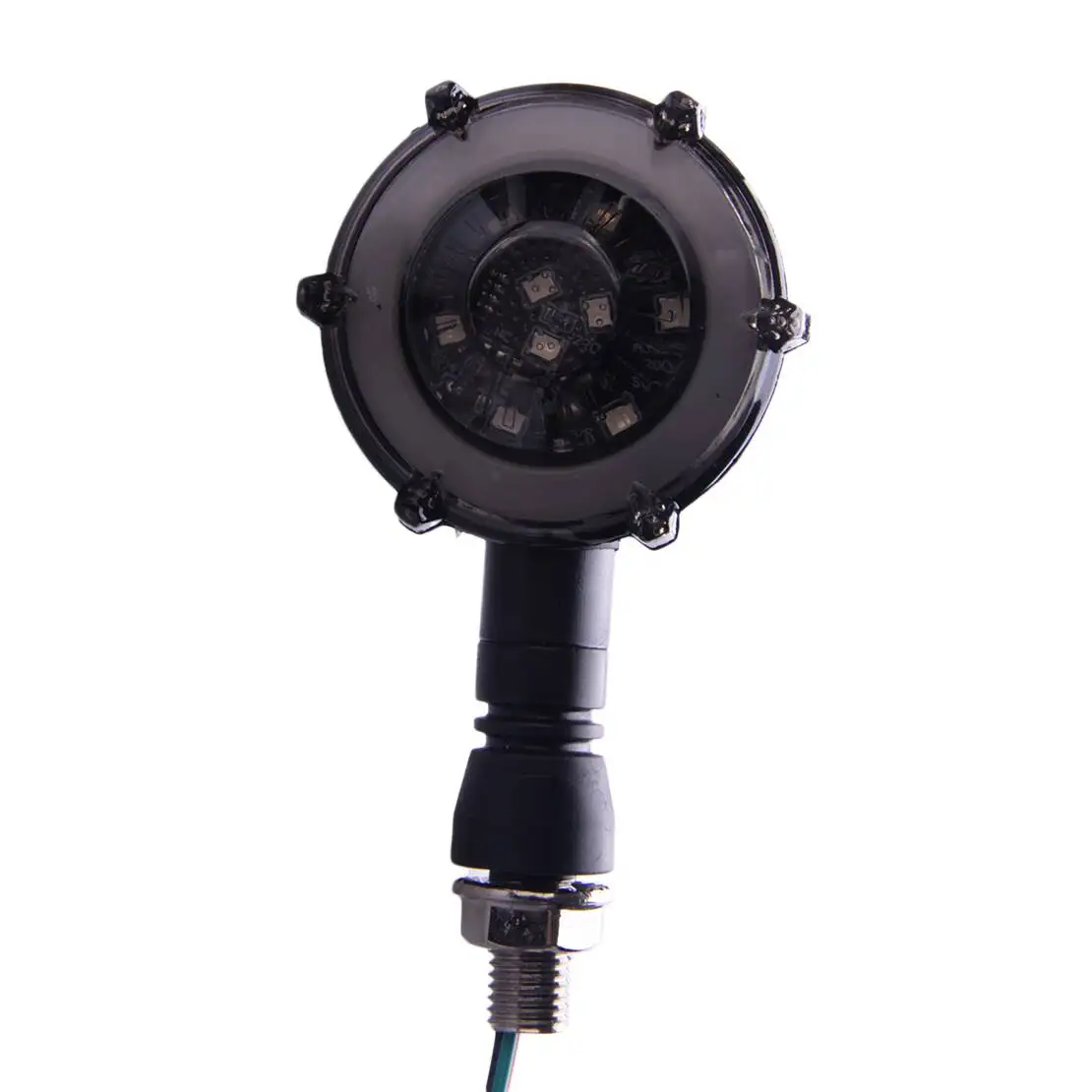 1 زوج دراجة نارية DC12V أصفر أحمر متدفق وامض LED بدوره مصباح إشارة مصباح مؤشر صالح لهوندا الظل ACE ايرو 1100 750A