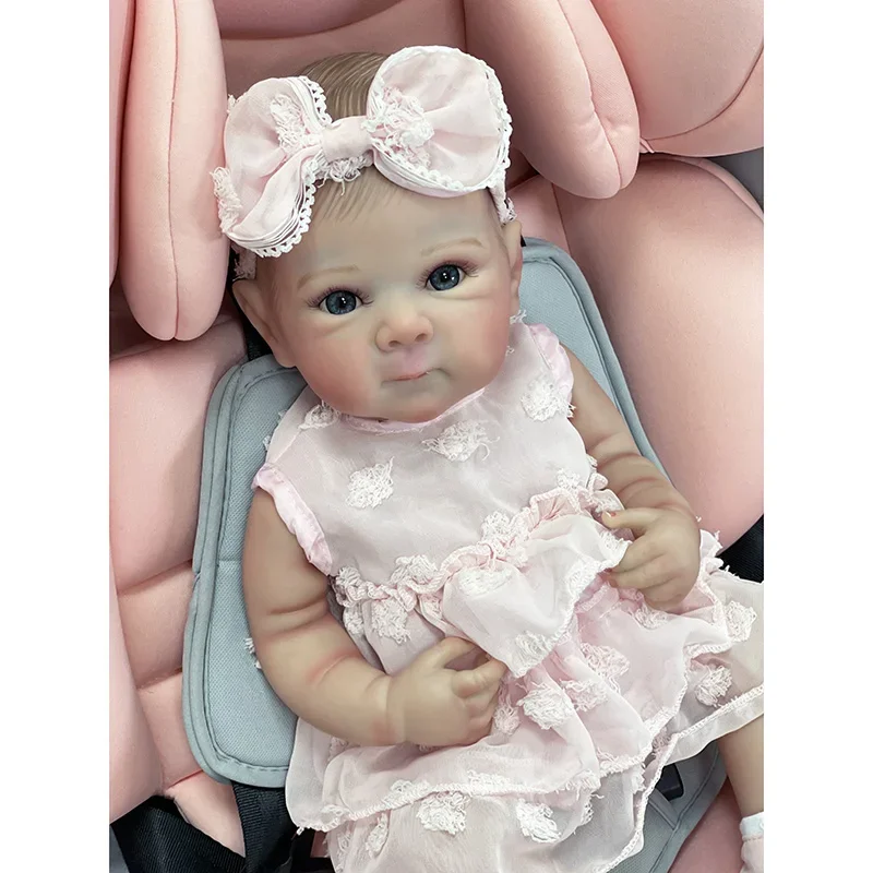 

18inch Finished Reborn Baby Doll Bettie Lifelike Newborn Baby Girl with Visbile Veins Bonecas Muñecas Bebe Reborn Dolls
