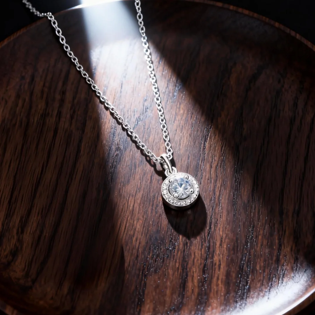 

925 sterling Silver beautiful Zircon Pendant Necklace For Women luxury fashion party wedding accessories Jewelry gifts